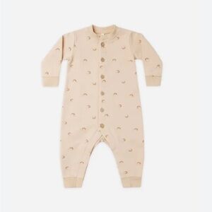 Quincy Mae Fleece Jumpsuit in Rainbow